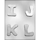 I,J,K,L Letters Chocolate Mould